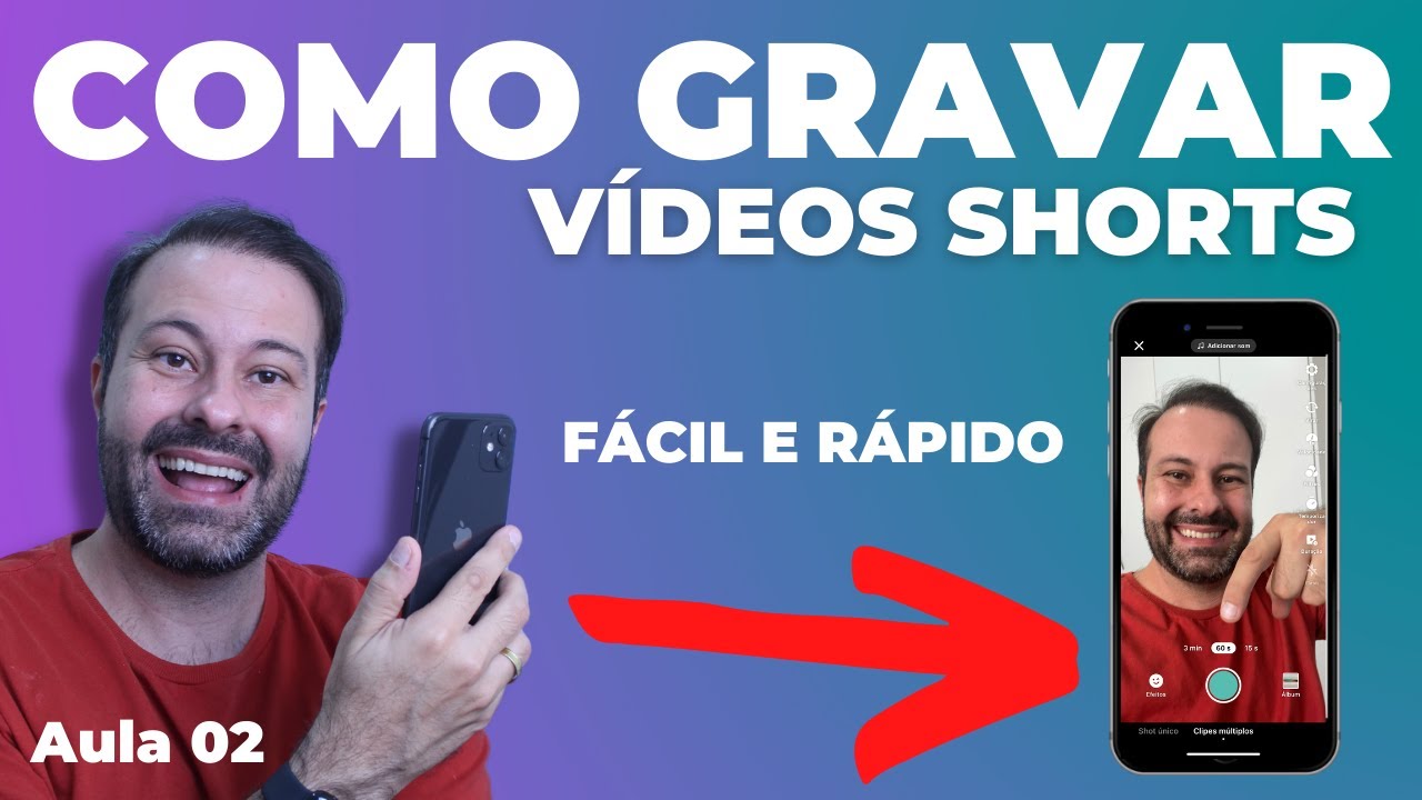 Como GRAVAR YOUTUBE SHORTS com o CapCut - Aula 02