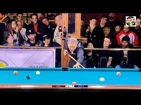 efren reyes. vs the best ball breaker in Finland 9-ball New York City