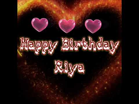 Happy Birthday Riya