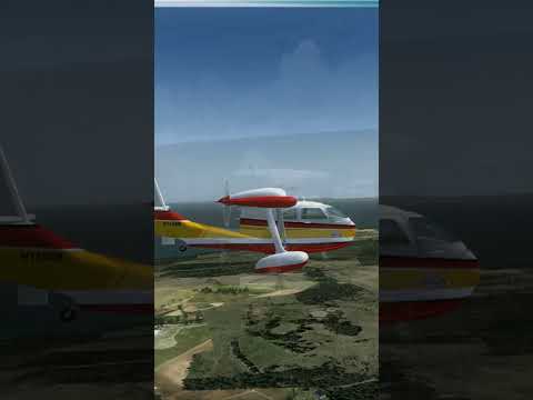 FSX - East Six Airport (FLEF), Zambia - Republic RC-3 Seabee #shorts