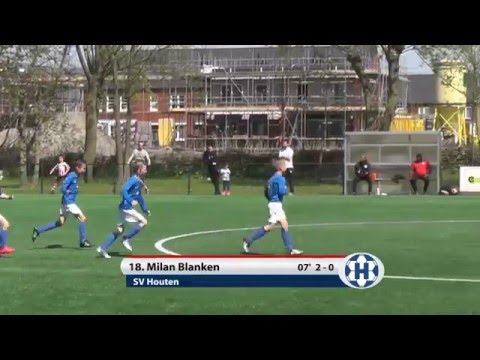 Goals Milan Blanken bij het Fortuna Wormerveer toernooi SV Houten F4 - Sparta