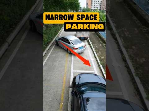 Narrow Space Parking Hack #parallelparking #reverseparking #tips #parking