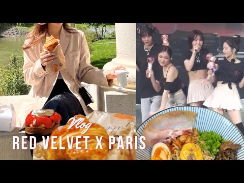 #VLOG | First time in Paris, just for Red Velvet's concert and ramen, and pastries ...