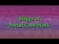 Stages of Social Case Work