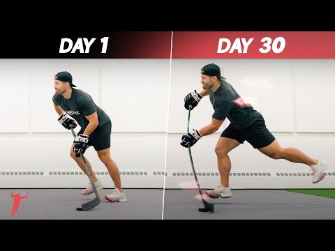 I Spent 30 Days Training my Shot Power 🏒