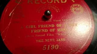 A Girl Friend Of A Boy Friend Of Mine - Harry Hudson's Melody Men