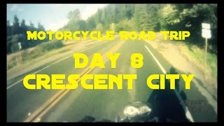 preview picture of video 'Motorcycle Road Trip Day 8 - Crescent City'