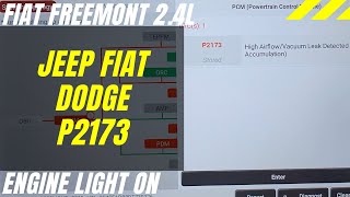 Jeep Fiat Dodge P2173 Engine and Throttle Light