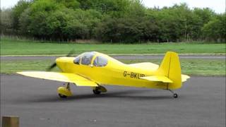 preview picture of video 'Piel CP-301A Emeraude G-BKUR at Glenrothes'