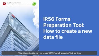 IR56 Forms Preparation Tool - How to prepare an IR56 Form data file