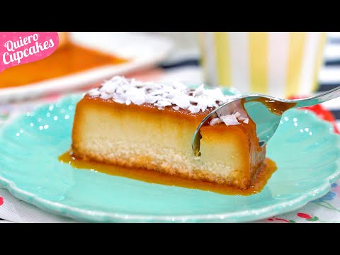 FLAN DE COCO đ„„ | MUY CREMOSO Y FĂCIL DE HACER | QUIERO CUPCAKES