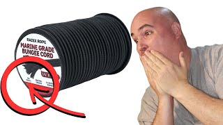 Radix Rope Marine Grade Bungee Cords Heavy Duty Outdoor 14 x 100ft Bungee Cord Roll 100% Stretch