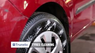 Car Cleaning Process - Tyres Cleaning - Truneto