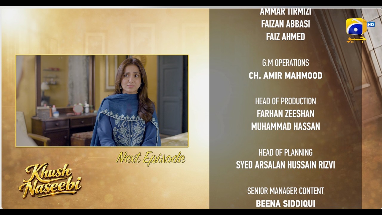 Khush Naseebi Episode 11 Teaser - 2nd April 2026 - HAR PAL GEO