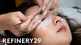 I Got $200 Eyelash Extensions For The First Time | Macro Beauty | Refinery29