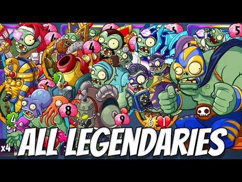 ALL Legendary Cards Challenge - Smash Strategy Deck | Plants vs Zombies Heroes Gameplay (15/22)