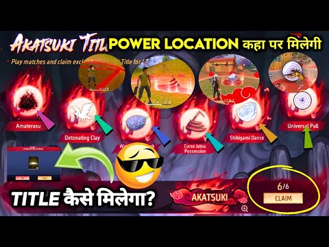 HOW TO COMPLETE AKATSUKI TITLE EVENT MISSION KAISE PURA KAREN AKATSUKI TITLE KAISE MILEGA LE IN FF