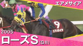 2005年 ローズステークス(ＧⅡ) エアメサイア　実況：石巻ゆうすけ【カンテレ公式】