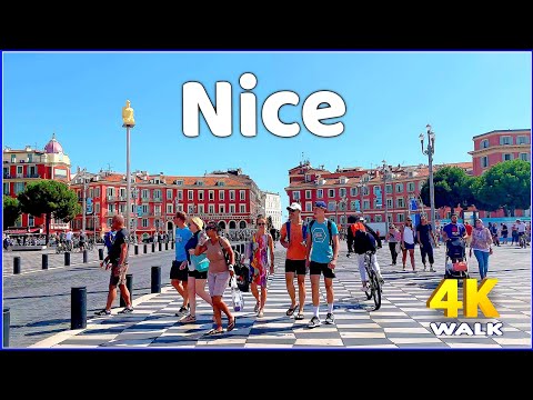 【4K】𝐖𝐀𝐋𝐊 ➜ NICE 🇫🇷 FRANCE - VIDEO WALKING Travel channel !!