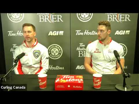 Draw 3 Media Scrum - 2021 Tim Hortons Brier