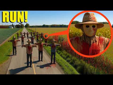 If you see these Scarecrows on the Road... They are ALIVE! Do not fall for it.