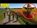If You See These Scarecrows On The Road They Are ALIVE Do Not Fall For It