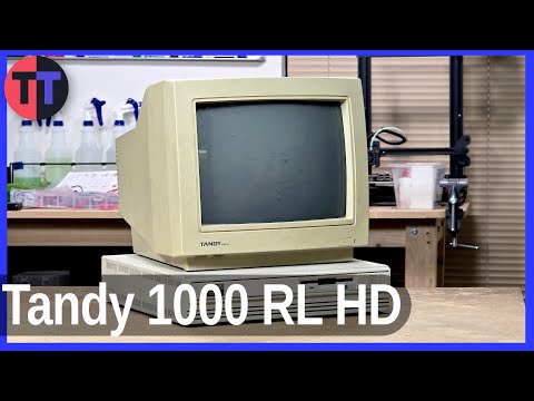 First Look: Tandy 1000 RL Hard Drive