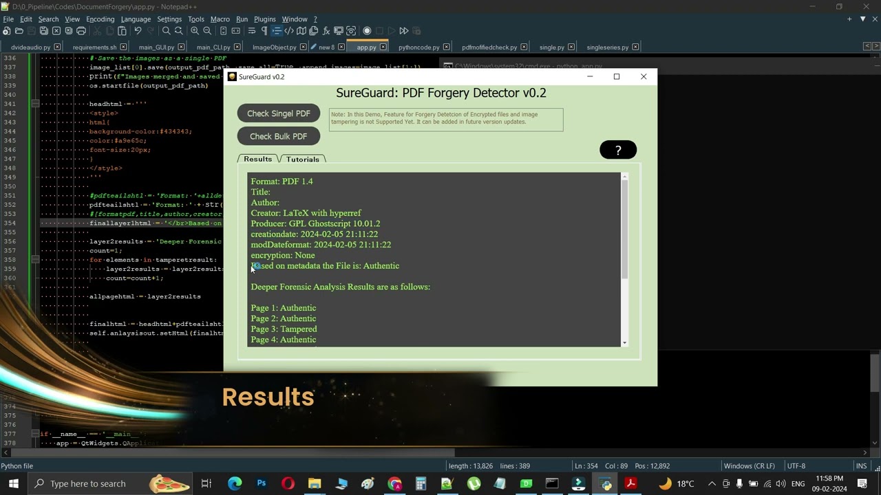 SureGuard: Document Forgery Detection Software