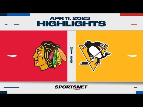 NHL Highlights | Blackhawks vs. Penguins - April 11, 2023