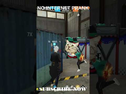 No Internet Prank Gone Wrong🤣 #freefire #freefireshorts  #nxus #viralshorts #foryou
