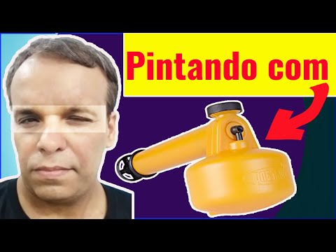 COMO USAR BOMBA INSETICIDA PARA PINTAR ~ Pintura com bombinha de Veneno