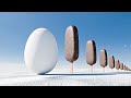Giant Magnum Ice Cream Domino Effect