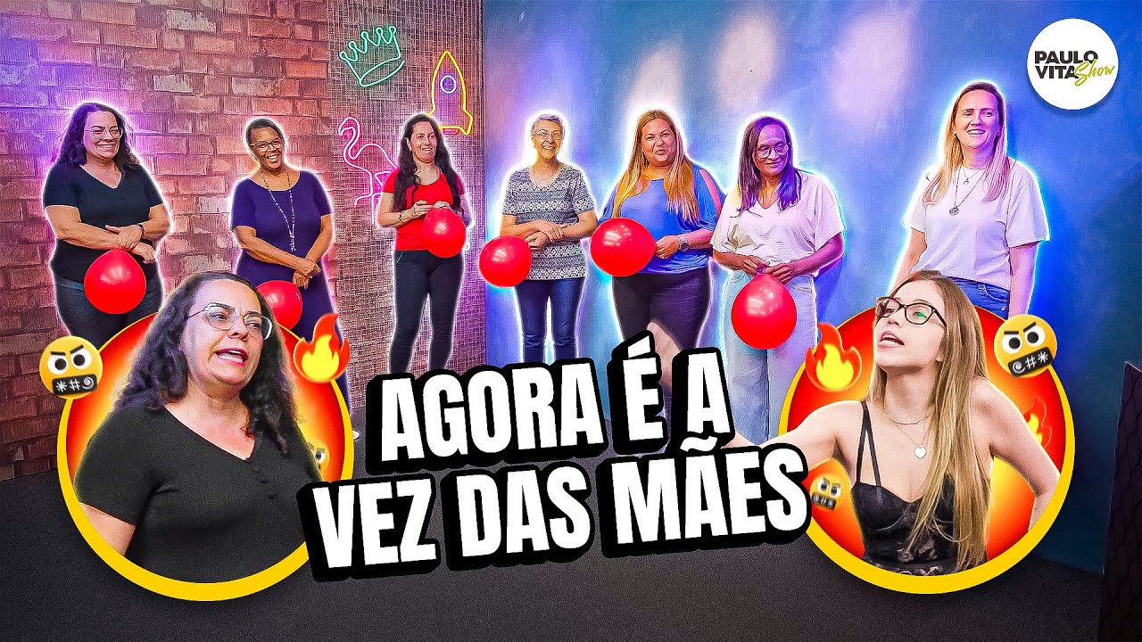 MÃES furam o balão e escolhem o DATE DOS FILHOS