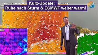 Quick update: Calm after the storm! ECMWF remains warm, GFS moderate. No winter until mid-November.