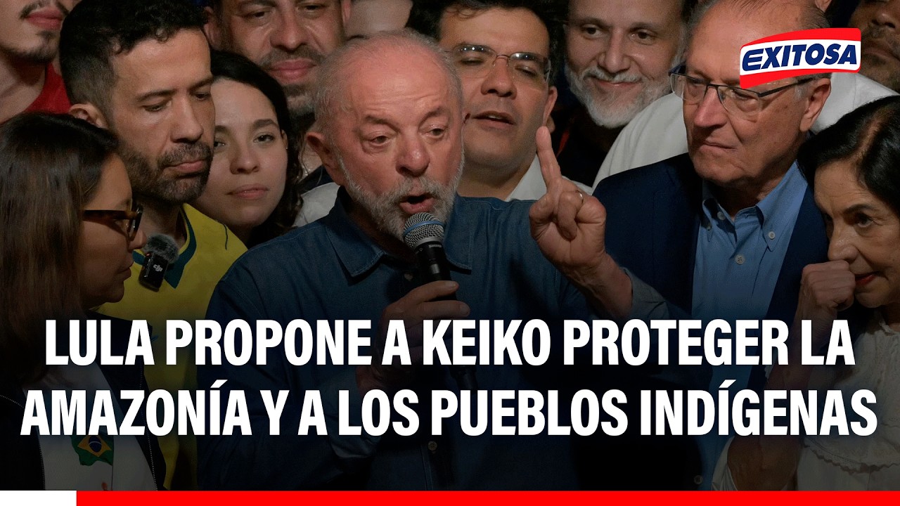 🔴🔵 Lula propone a Keiko Fujimori proteger la Amazonía y a los pueblos indígenas