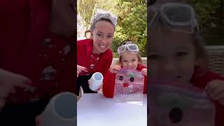 EXPLODING SNOWMAN! Easy STEM experiment! #trending #shorts #viral #stem #subscribe #follow