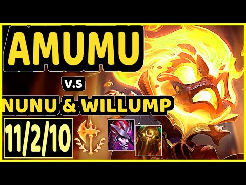 AKAADIAN (AMUMU) vs NUNU & WILLUMP - 11/2/10 KDA JUNGLE GAMEPLAY - NA Ranked DIAMOND