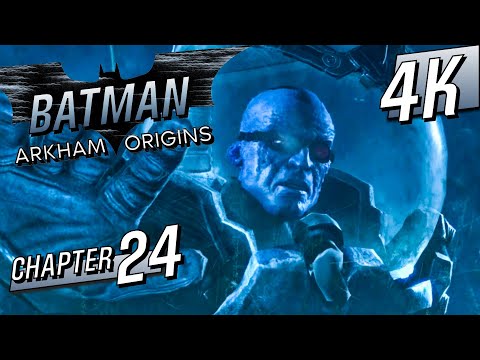 [4K 60] Batman: Arkham Origins (Hard / All Collectibles) - Walkthrough pt 23 - Cold, Cold Heart