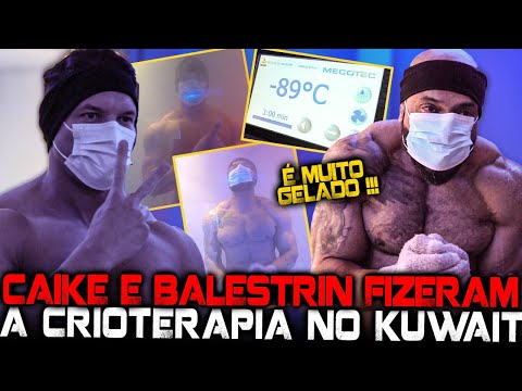 CAIKE AND BALESTRIN IN CRYOTHERAPY IN KUWAIT !!!!