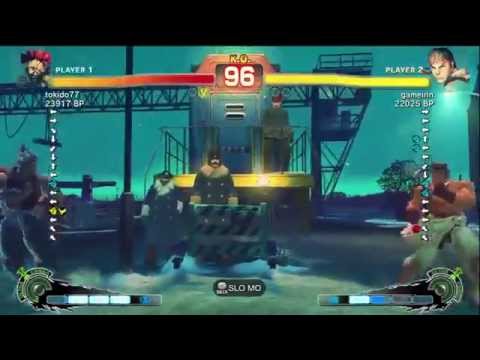 Daigo Umehara Ryu vs Tokido Gouki 1/4 SSF4 Japanese Online Ranked Matches   TRUE HD