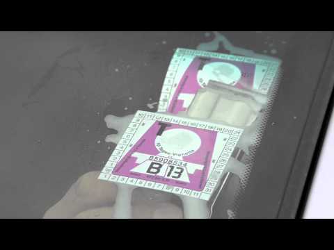 Vignetten / Umweltplakette / Aufkleber am Auto # KFZ entfernen - Anleitung Deutsch