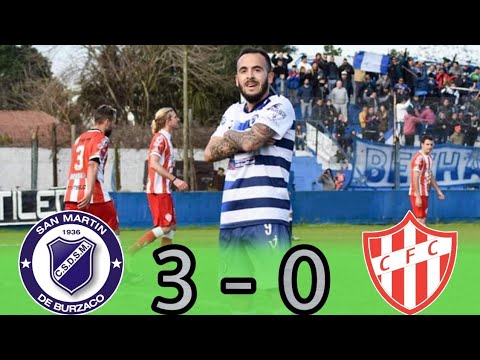 Primera C : SAN MARTÍN DE BURZACO 3 - 0 CAÑUELAS | (Los Goles)