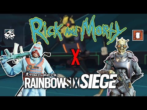 New RICK AND MORTY x RAINBOW SIX SIEGE 2.0 - Uniforms, Weapon Skins, Charms - Showcase IN-GAME - R6