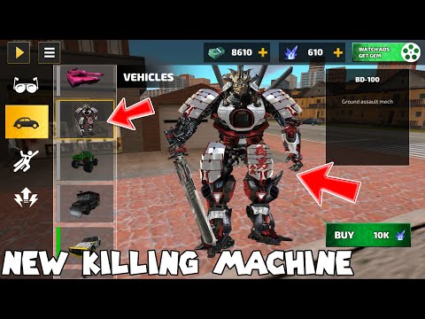 New KILLING Machine BD 100 in Rope Hero Vice Town New Christmas Update 2022 Game Definition Hindi #5