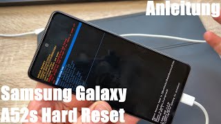 Samsung Galaxy A52s 5G Hard Reset bei Funktionsverlust o. Fehlfunktionen Android Recovery Anleitung