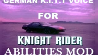 German K.I.T.T. Sound for Knight Rider Abilities