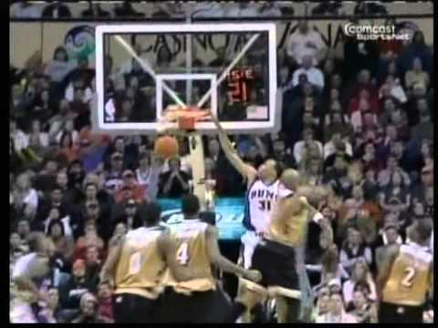 Gilbert Arenas 54 pts vs Steve Nash 42 pts,season 2007 wizards vs suns
