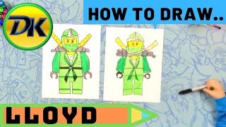 How to Draw Lloyd from Ninjago