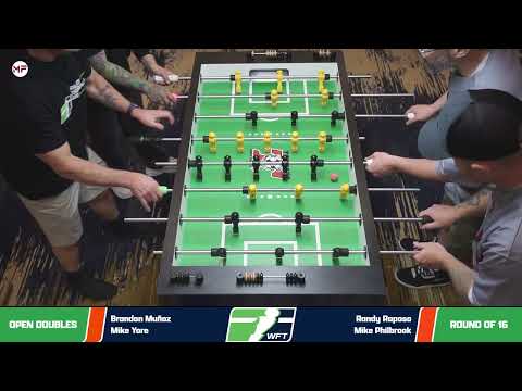 World Foosball Tour  |  Brandon Muñoz & Mike Yore vs Randy Raposo & Mike Philbrook