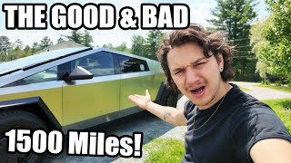 Cybertruck Review After 1500 Miles! - The Good & Bad